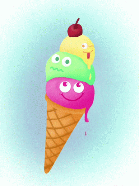 Enterprise for Drawing a digital ice cream using procreate