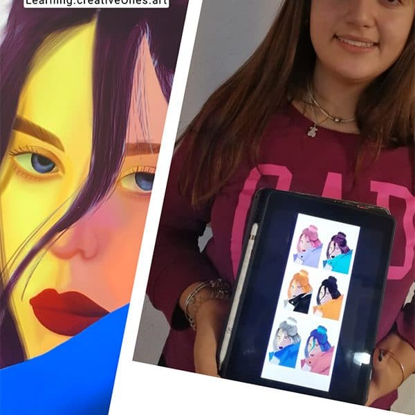 Digital Art Classes Drawing & Sketching using Procreate App (Virtual AfterSchool Program